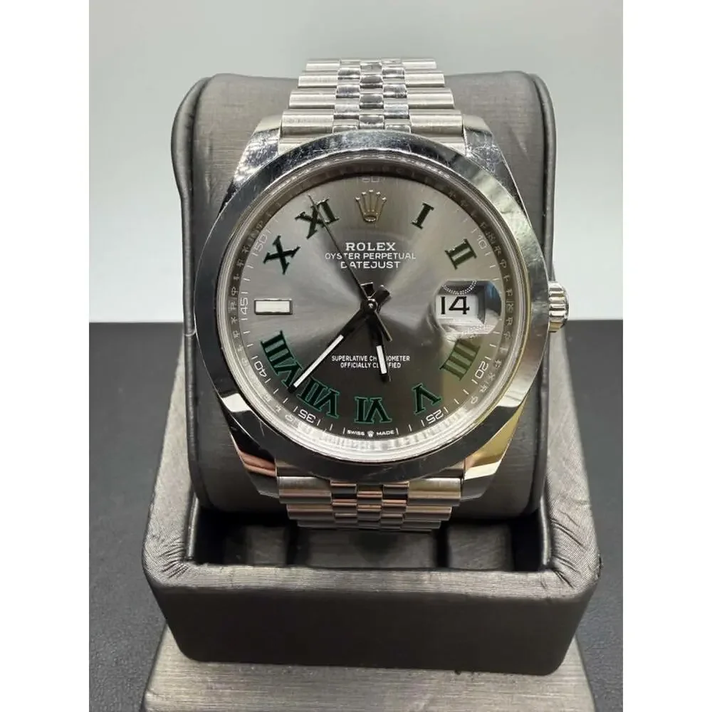 Rolex Datejust 41mm Wimbledon 126300 Smooth Bezel SPB-TS 363600
